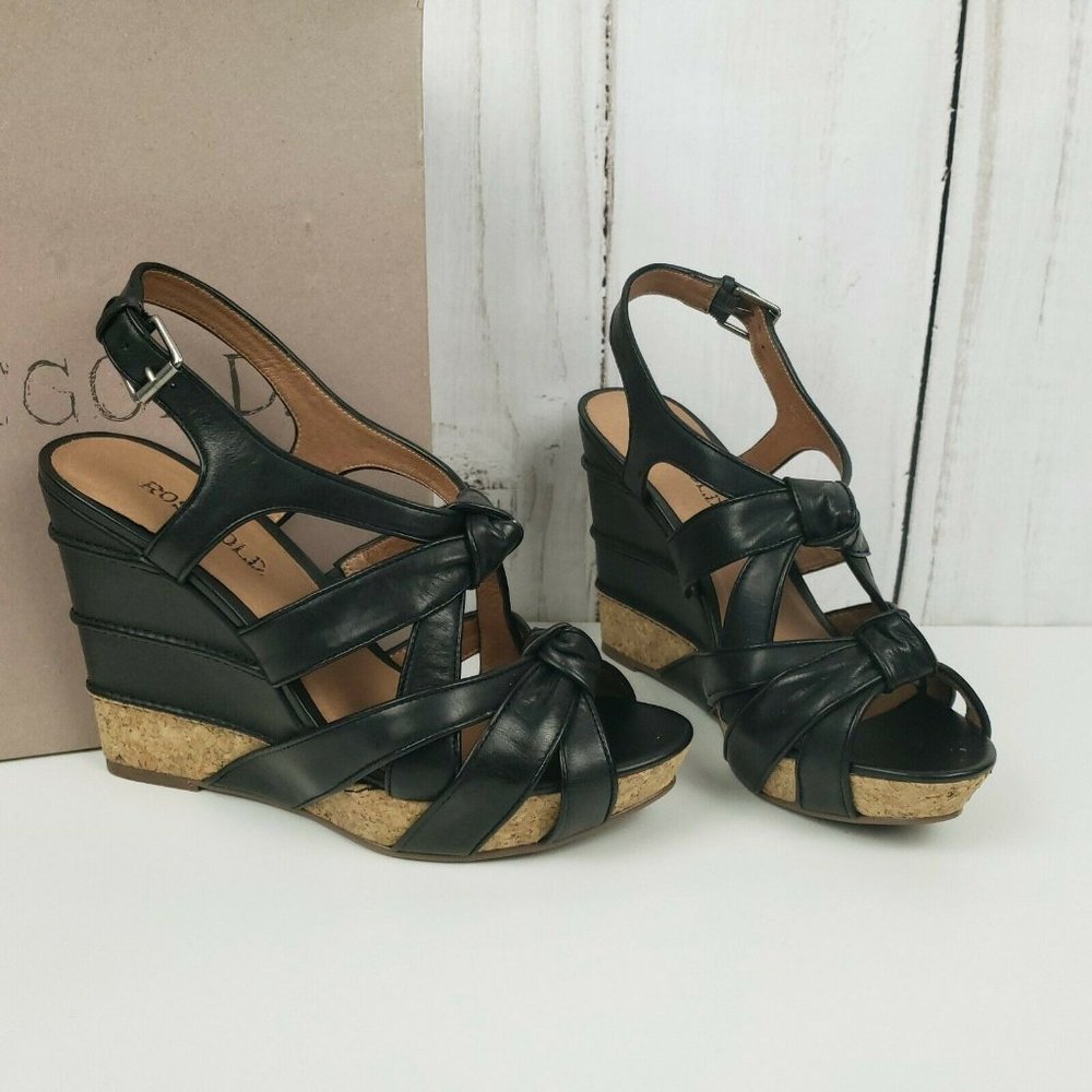 ROSEGOLD Casey leather wedges Size 9 / EU 39